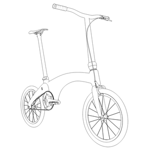 Hummingbird electric bike sketch